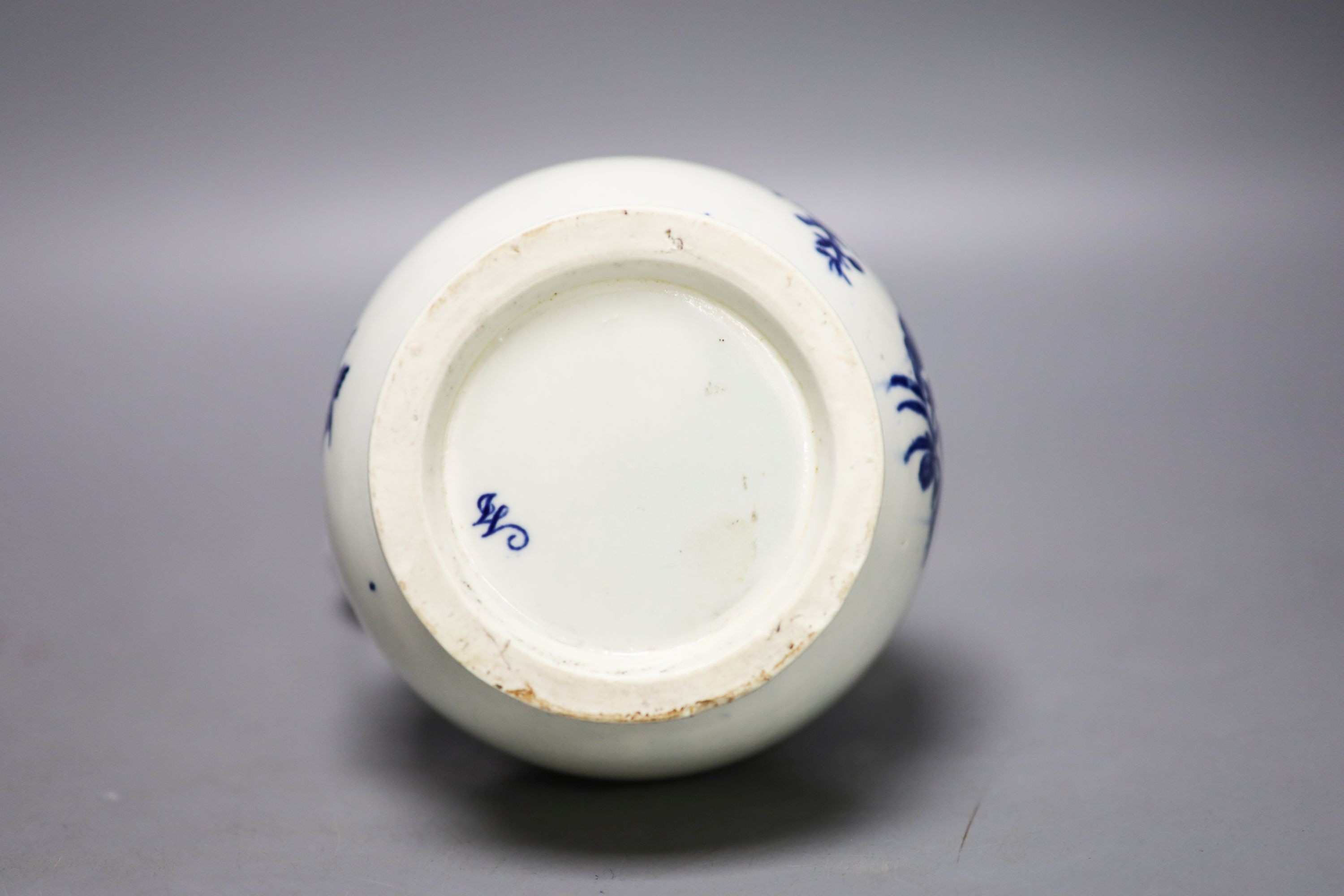 A Worcester pine cone pattern ewer, c.1780 21.5cm